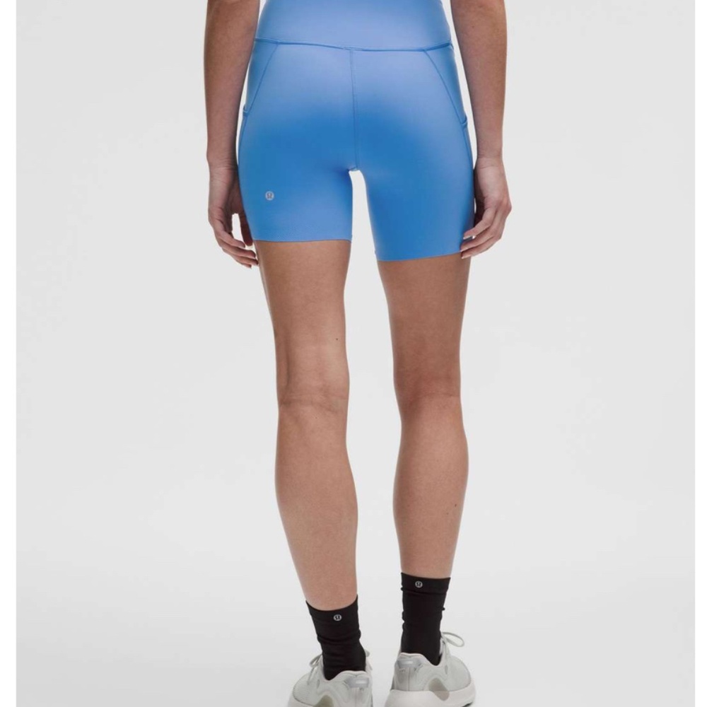 lululemon athletica Light Blue Bike Shorts - Picture 3 of 10